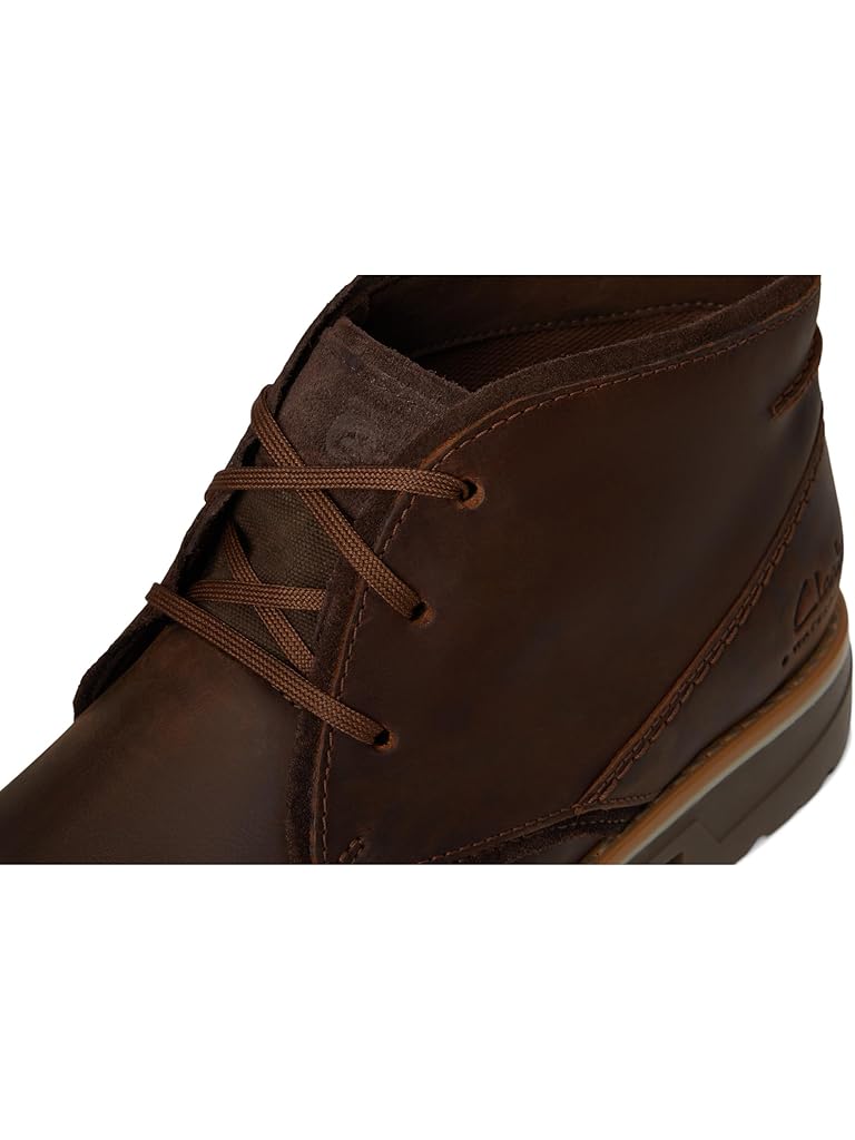 Brown Clarks Morris Peak Waterproof