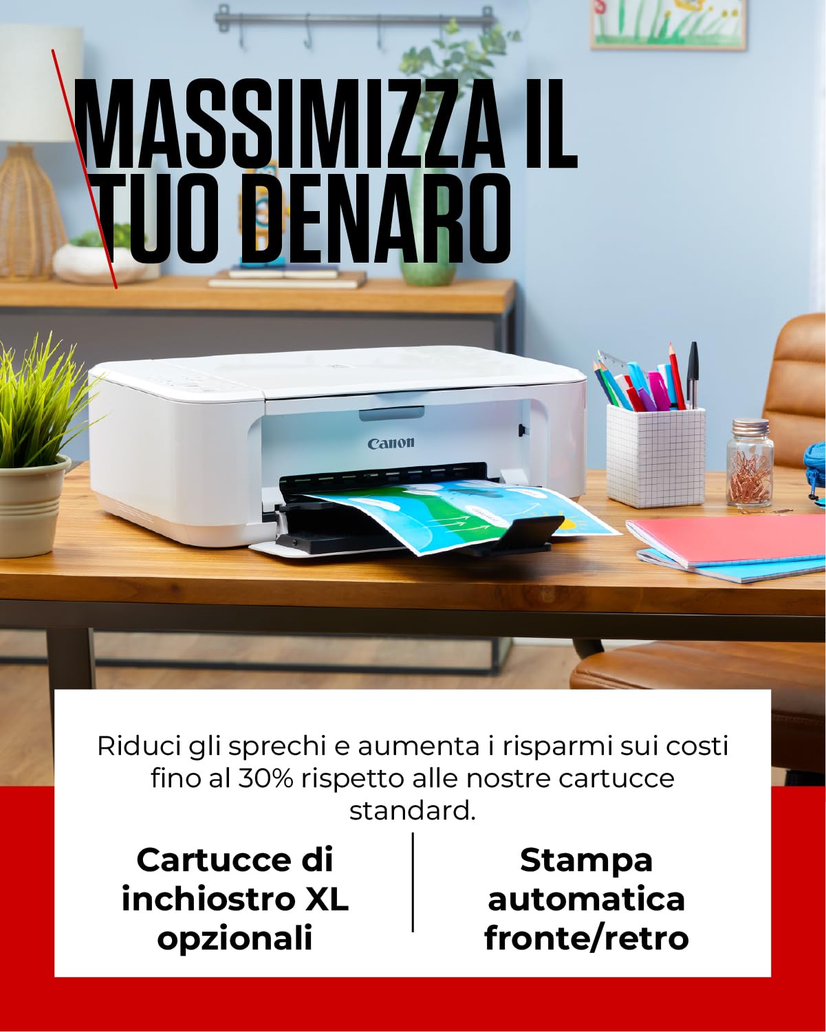 Canon PIXMA MG3650S Stampante Multifunzione Wireless per Casa