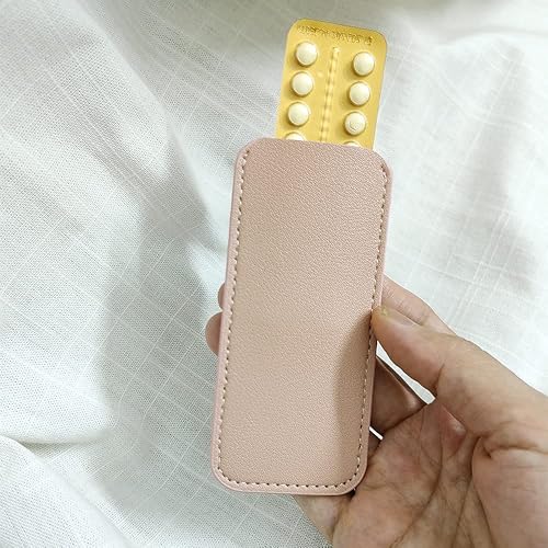 Vista 14 de Pastillero anticonceptivo para mini paquetes de píldoras 2.0 in x 4.3 in (morado)