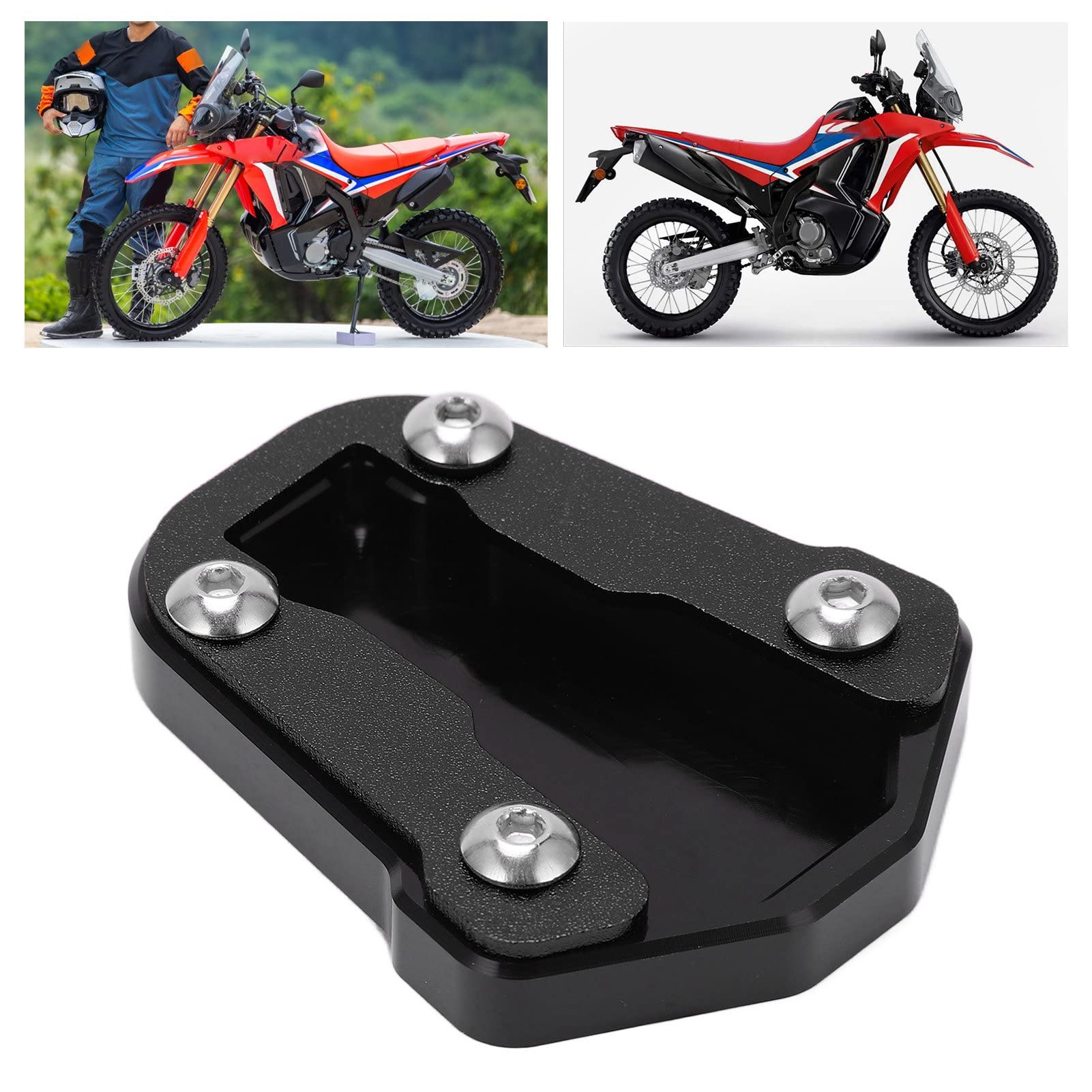 Podkładka Powiększająca Stop Aluminium CNC do CRF300 Rally Czarny