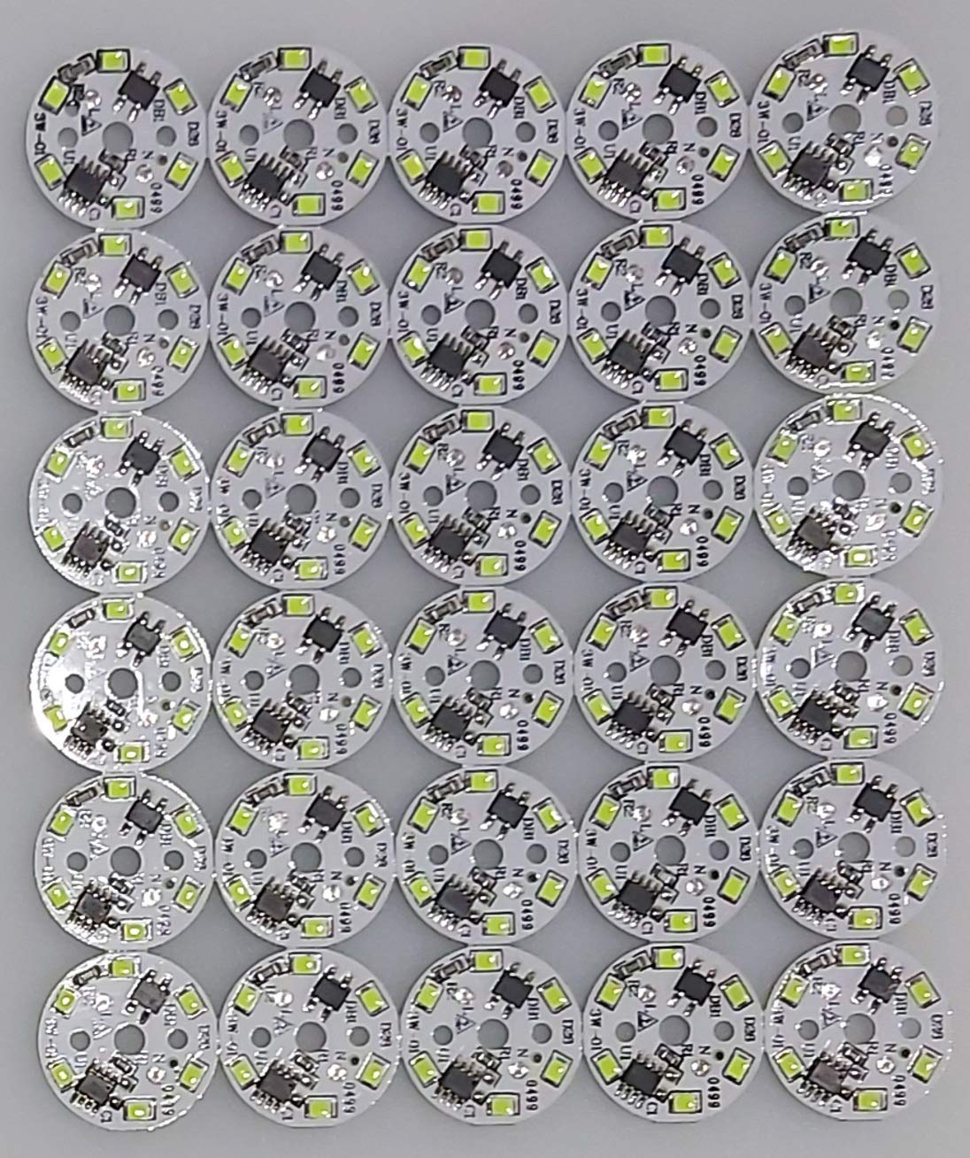 NOVAL, DOB CHIP LED 3W 220V Direct LED DOB CHIP Green 10 Pcs. 25x25 mm with Smart IC Driver with Paste-image-13