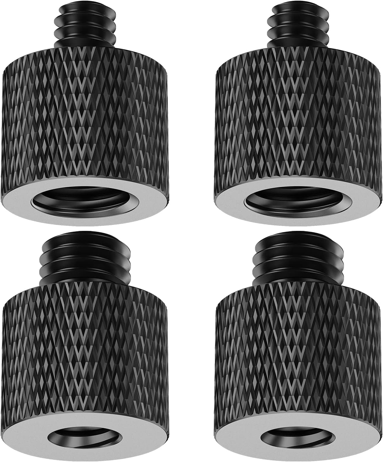 3/8 to 1/4 Camera Screw Adapter Thread 4 Pcs 1/4 Female to 3/8 Male and 3/8 Female to 1/4 Male Camera Tripod Adapter for Camera Monitor Tripod Mic Mount Microphone Stand
