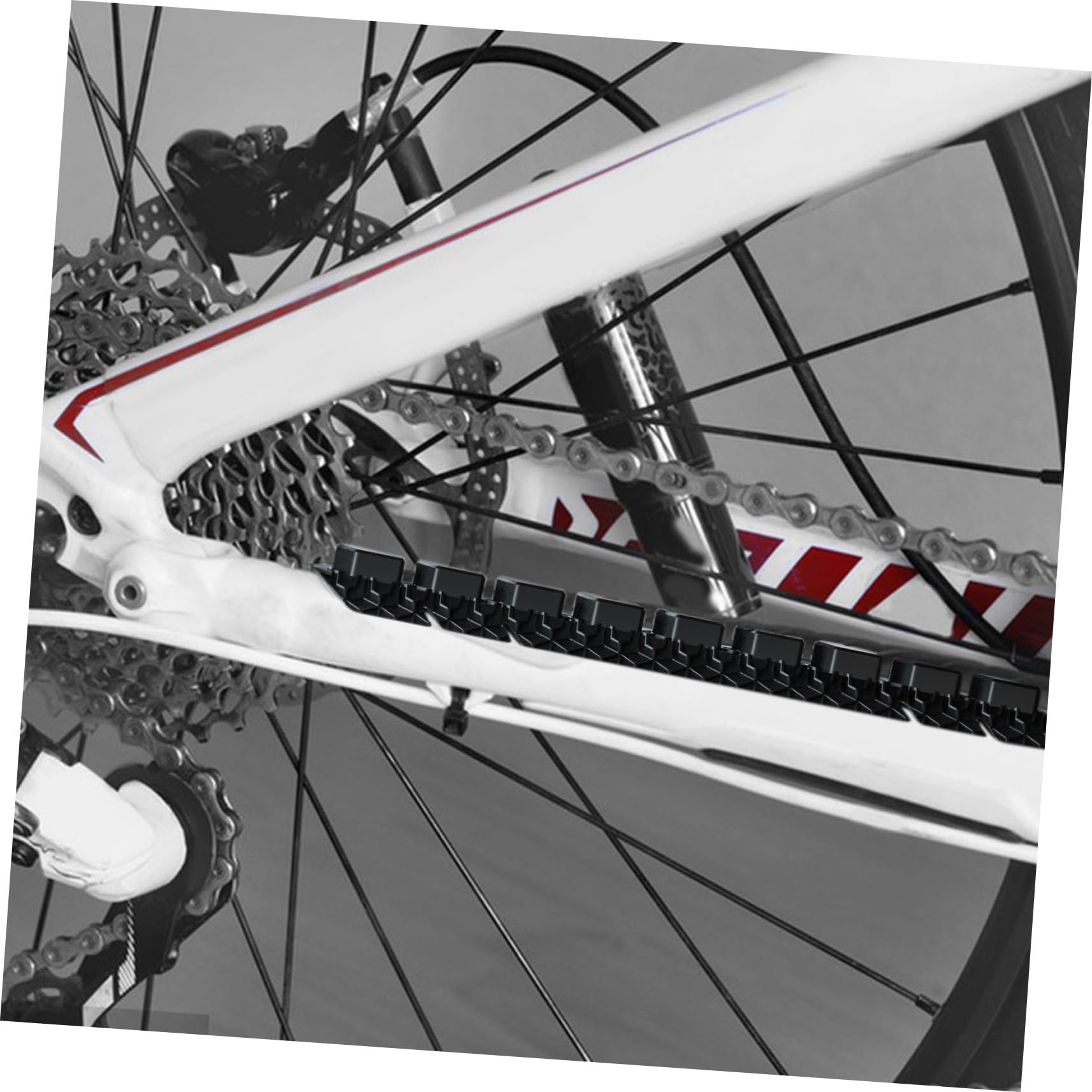 BCOATH Bike Chain Frame Protector Durable Cycling Guard for Mountain Road and Folding Bikes Easy Installation Design and Sturdy Protection