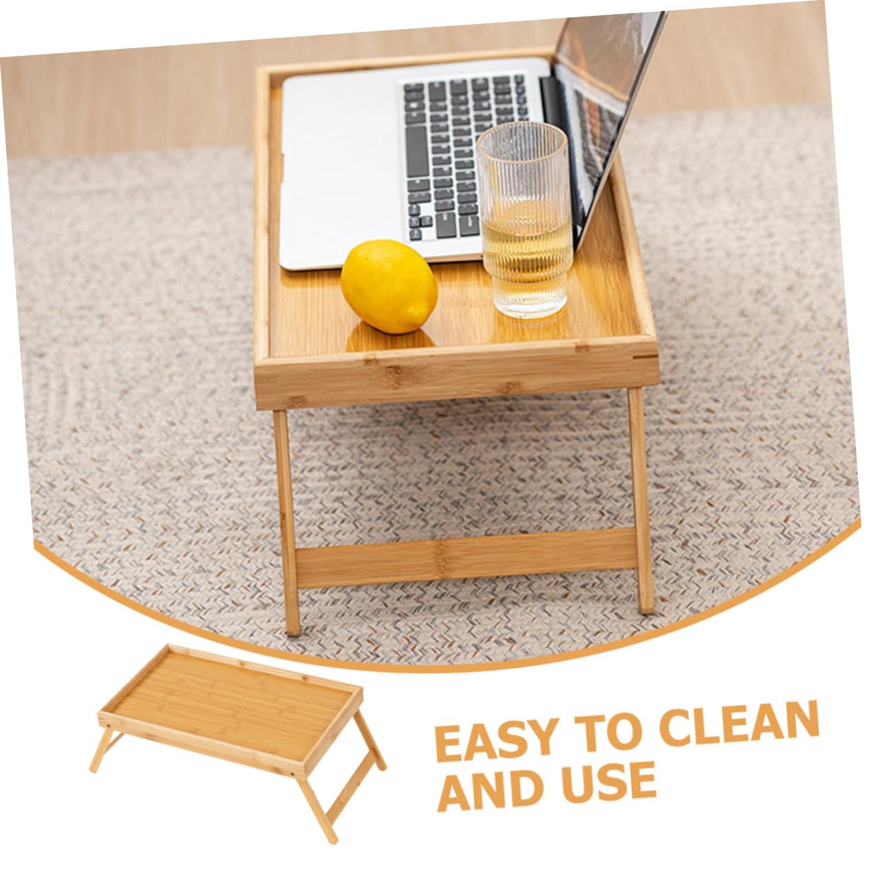 BESPORTBLE Escritorio Plegable Portátil Soporte para Cama Mesa Funda De Almacenamiento