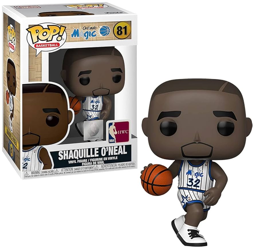 Funko 'Shaquille O'Neal'  シャック　フィギュア Amazon.com: Funko POP NBA: Legends - Shaquille O'Neal (Magic