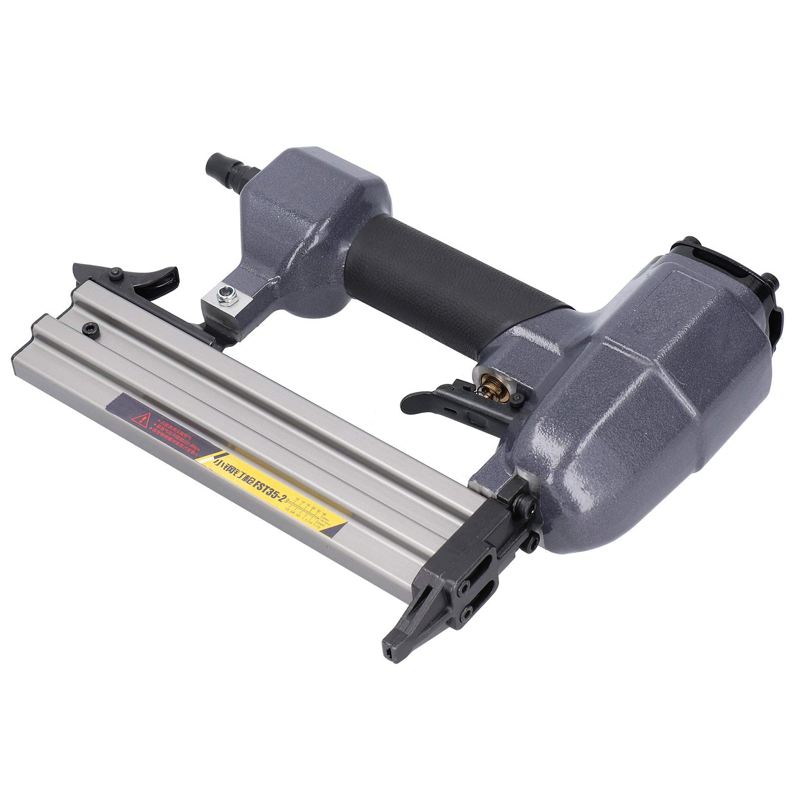 Clavadora Brad de alta resistencia, clavadora neumática de aire, pistola grapadora, herramienta profesional para trabajar la madera para decoración de mejoras del hogar, aluminio,