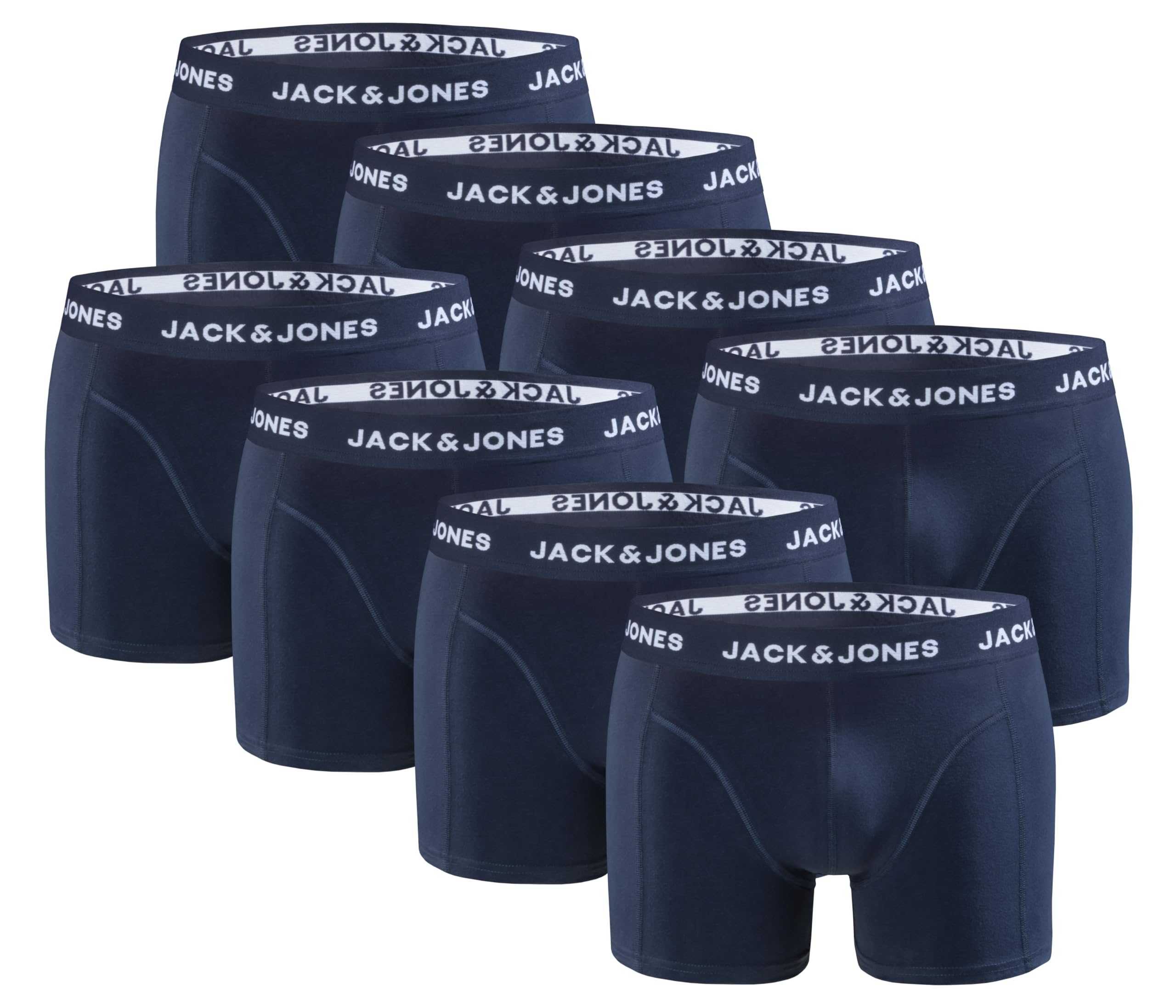 JACK & JONES Herren JACPUT Trunks 8 Pack 12259926, Navy Blazer/Mix 5, XXL