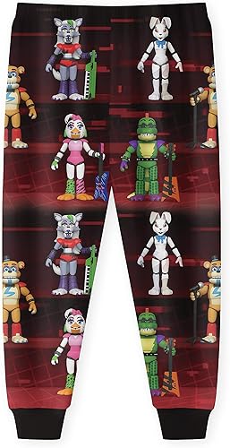 Miniatura 3 de Difforever Freddy's Shirt and Pant Sets for Boys Kids Top and Pants 2pcs Home Wear for 5-12 Years