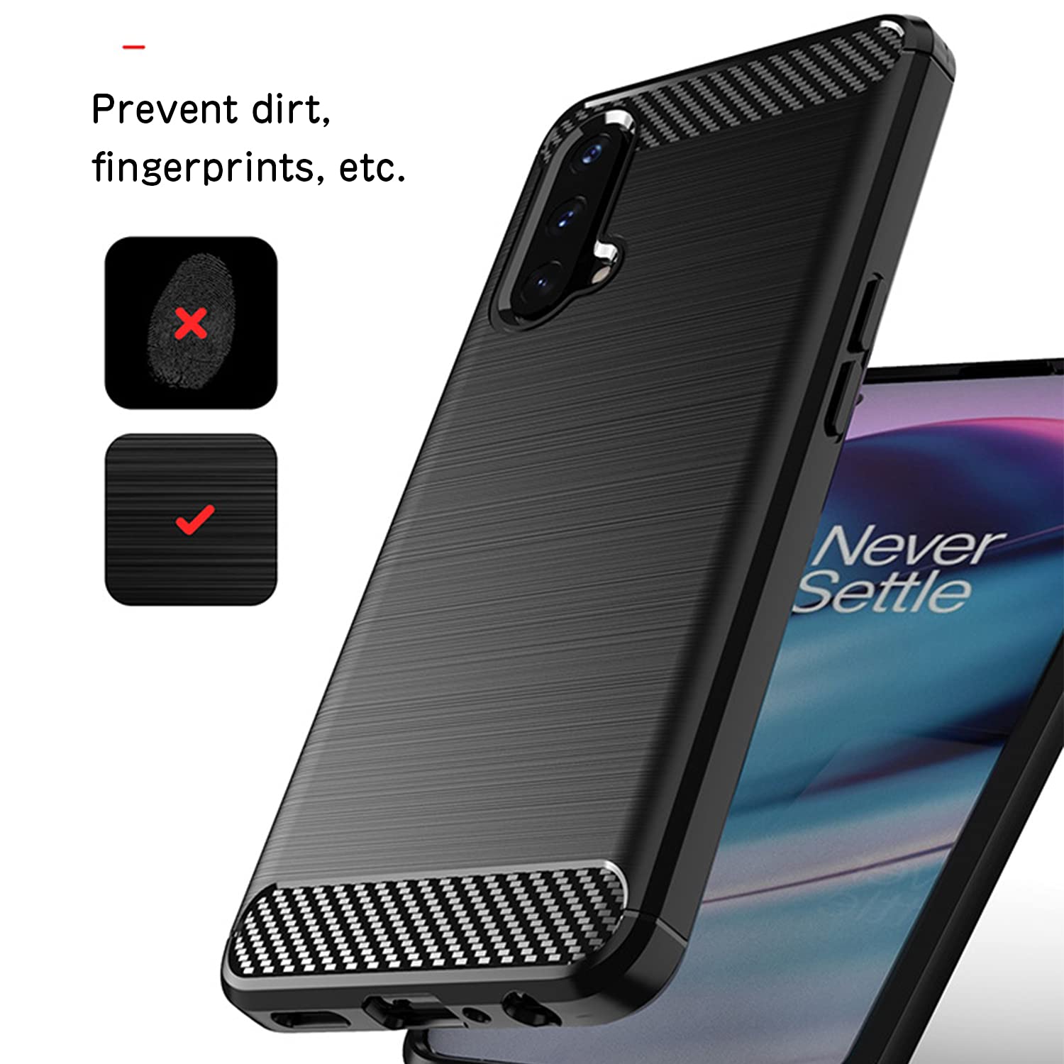One Plus Nord 3 BORYA Silicone Cover Per OnePlus Nord CE 3 Lite 5G, Trasparente Cover One Plus Nord 3 - Foto 7