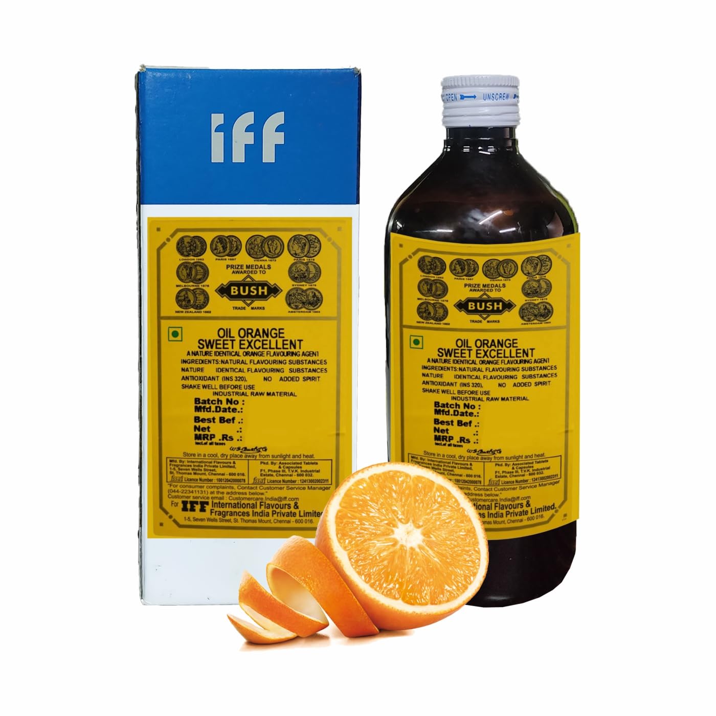 IFF OIL ORANGE SWEET EXCELLENT Flavour/Essence (Used in Ice Creams, Cakes, Chocolates, Jams, Jellies, Sweets, Marzipan, Confectioneries, Cookies, Sherberts, Milkshakes etc)- 500 ML Pack-image-13
