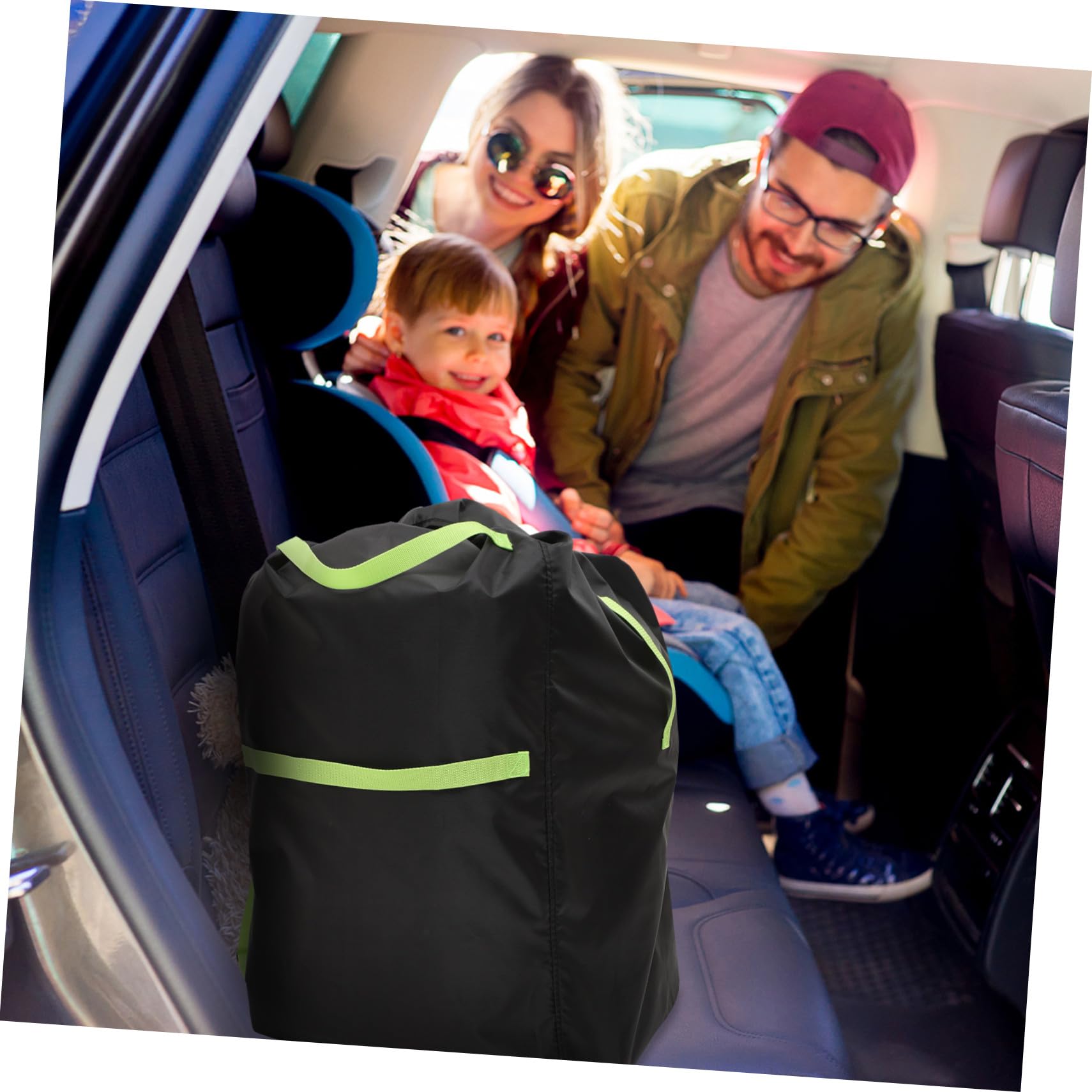 Hemobllo Borsa per Passeggino da Viaggio per Gate Check, Nera | Tessuto Oxford, Resistente All’acqua e Facile da Pulire, Doppie Spalline per Trasporto Semplice
