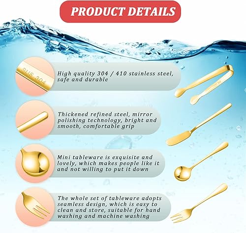 Miniatura 5 de Mlurcu Juego de cuchillos esparcidores de mantequilla de queso, accesorios de charcutería, 16 piezas, utensilios de tabla de embutidos, cuchillos