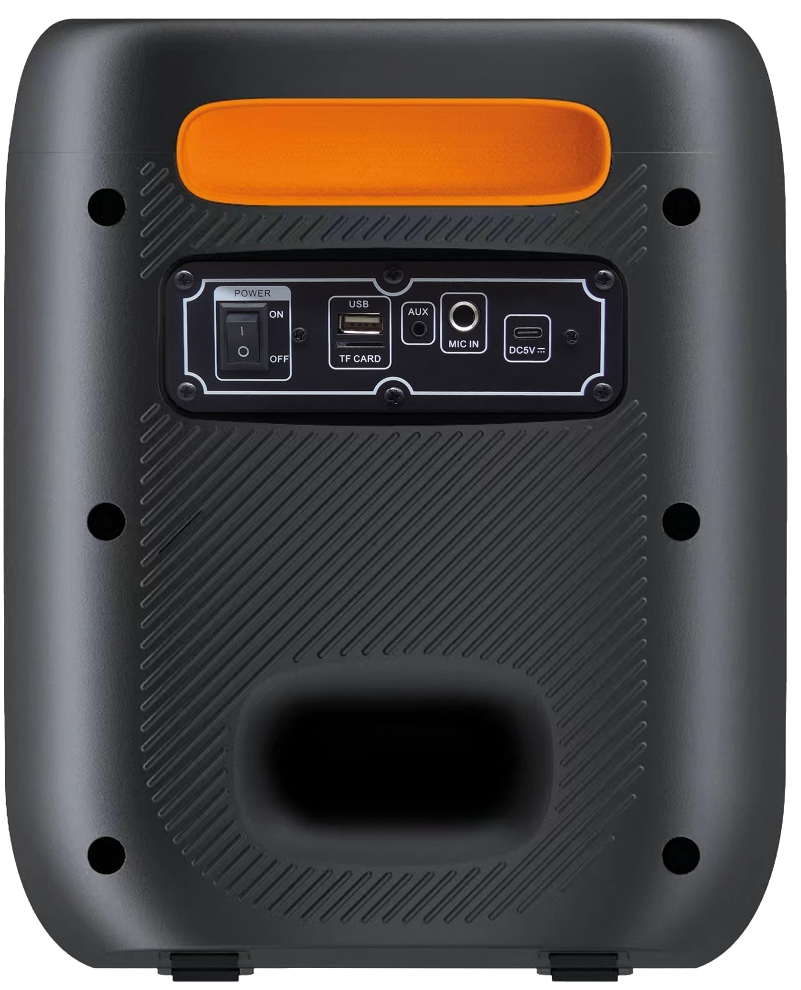 Denver BPS-352 Altavoz 2x 6.5" 300W Party Speaker con luz y micrófono