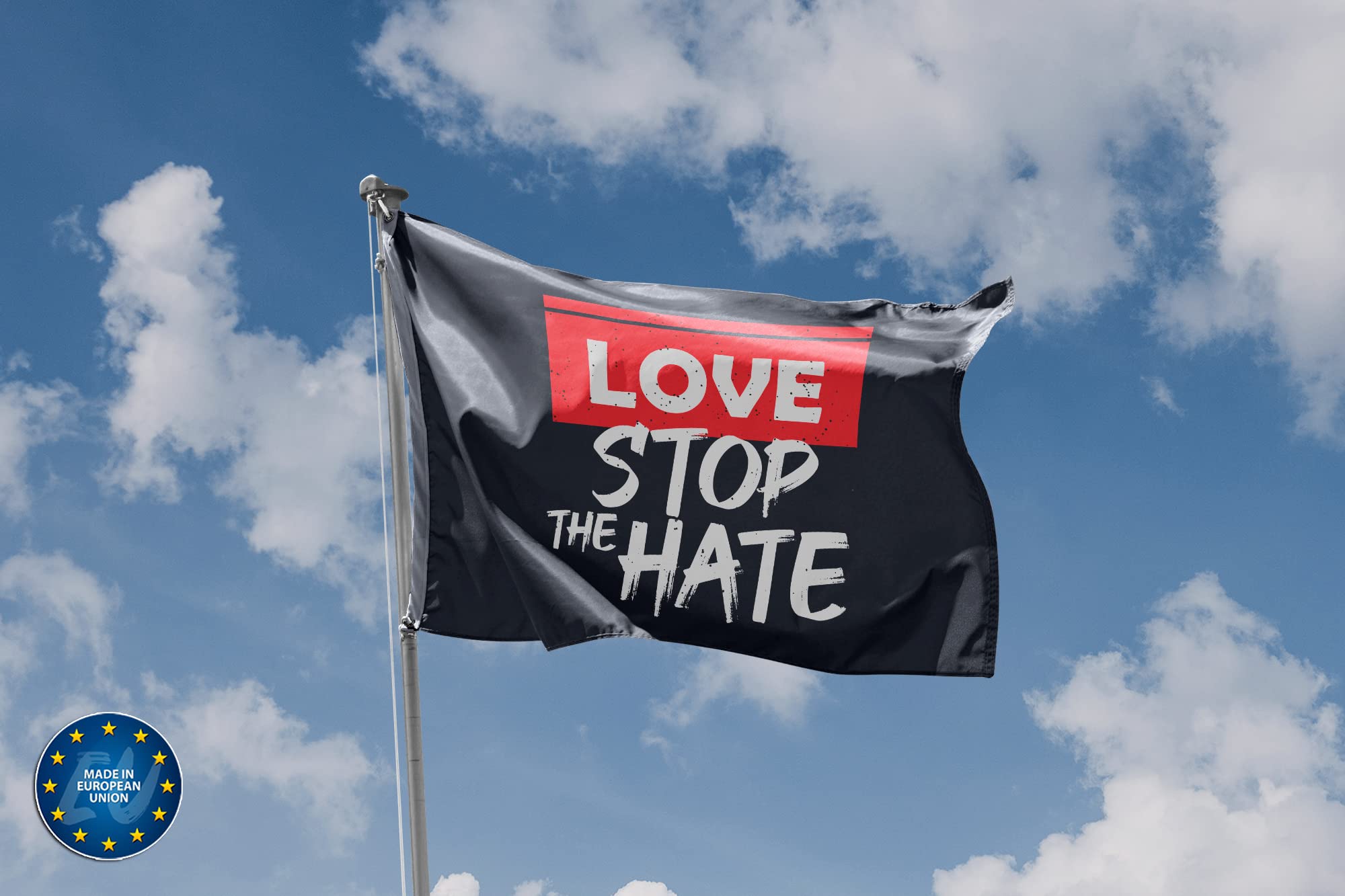 Black Hong Kong Protest Flag | Unique Design Print | High Quality Materials | Size - 3x5 Ft / 90x150 Cm | Made in EU Black Hong Kong Protest Flag | Unique Design Print | High Quality Materials | Size - 3x5 Ft / 90x150 Cm | Made in EU