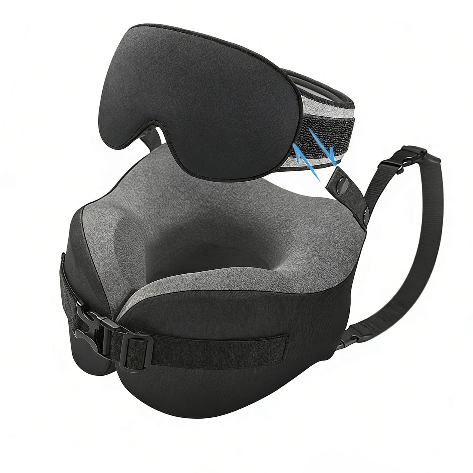 Oreiller de vol en mousse ergonomique pour le cou et voyage confortable