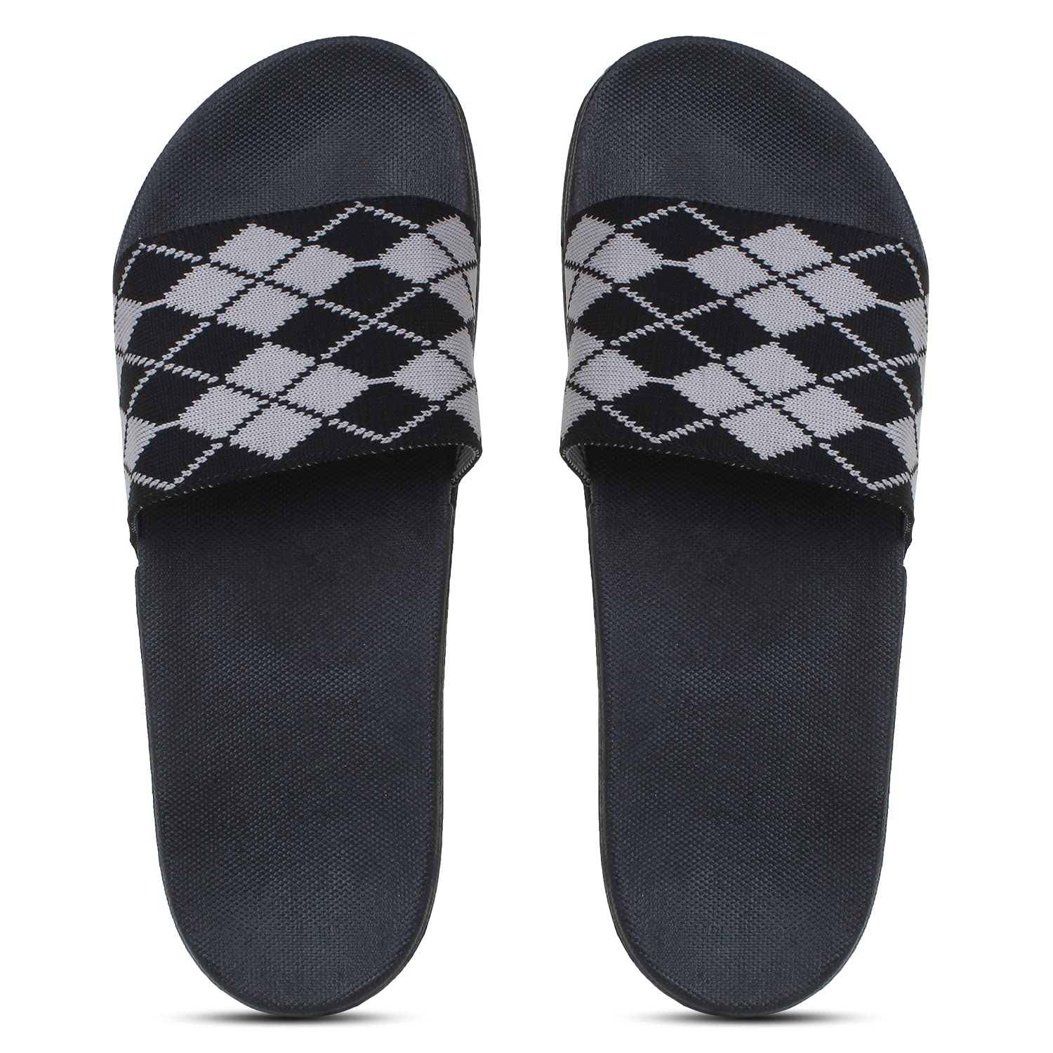 Pampy Angel Fly Knitt 4Sq Mens Flip Flops Slides Back Open Household Comfortable Slippers Black,7 (UK/India) (B09XPC5CLM) Amazon Price History, Amazon Price Tracker