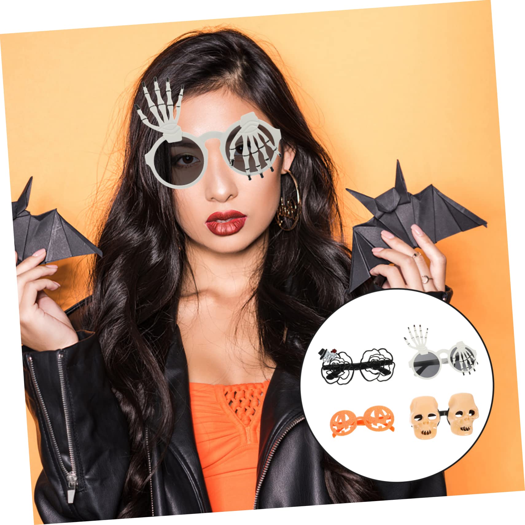 SOIMISS 20stücke Halloween Partybrillen Lustige Dekorative Augenweiden Für Kostümpartys Fotorequisiten Weißen Und Goldenen Designs Für Unvergessliche Momente
