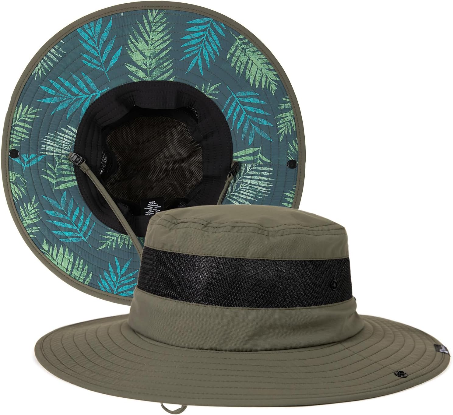 UvCoolix™ Cooling Sweatband Breathable Bucket UPF50+ XL XXL Sun Hat Under Stiff Wide Brim Pattern Boonie Fishing,Hiking,Beach