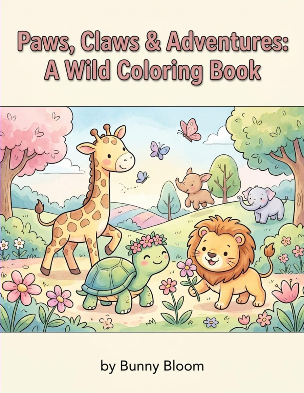 Paws, Claws & Adventures: A Wild Coloring Book
