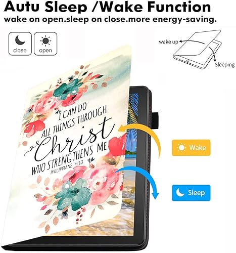 Miniatura 45 de Funda para Samsung Galaxy Tab A8 de 10.5 pulgadas modelo 2022 (SM-X200/X205/X207), piel sintética, funda inteligente con soporte y encendido Bandera