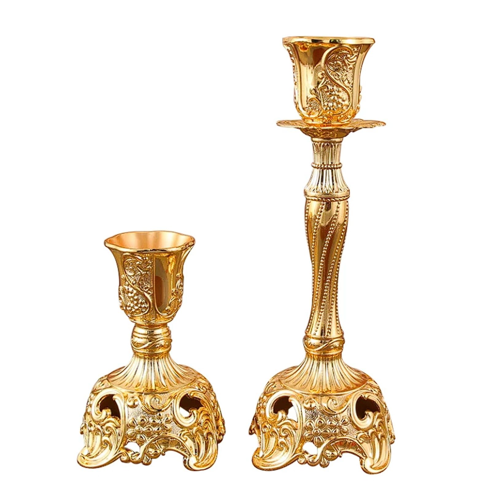 Bougeoirs pour une ambiance romantique : lot de 2 pour illuminer vos soirées