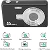Digitalkamera 12 MP 1080P Kamera mit 16 fachem Zoom EIN Bedienung 24 Zoll TFT Bildschirm für Schüler Vlogging (Black)