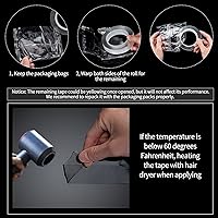 Vista 6 de Art3d 2 Rollos, 3 m, Cinta Nano de Doble Cara Super Fuerte Extraíble, Reutilizable, Lavable