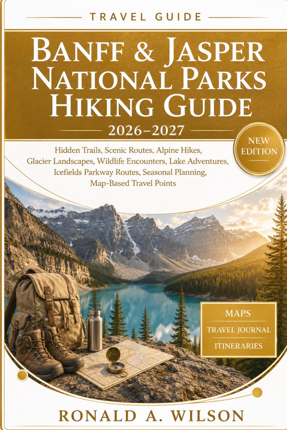 Banff & Jasper National Parks Hiking Guide 2026–2027: Hidden Trails, Scenic Routes, Alpine Hikes, Glacier Landscapes, Wildlife Encounters, Lake ... Seasonal Planning, Map-Based Travel Points