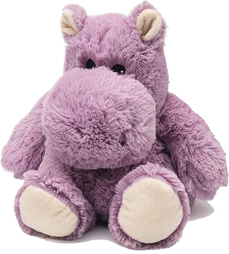 Warmies Hipopótamo Cozy - Animal de peluche con aroma a lavanda calentable
