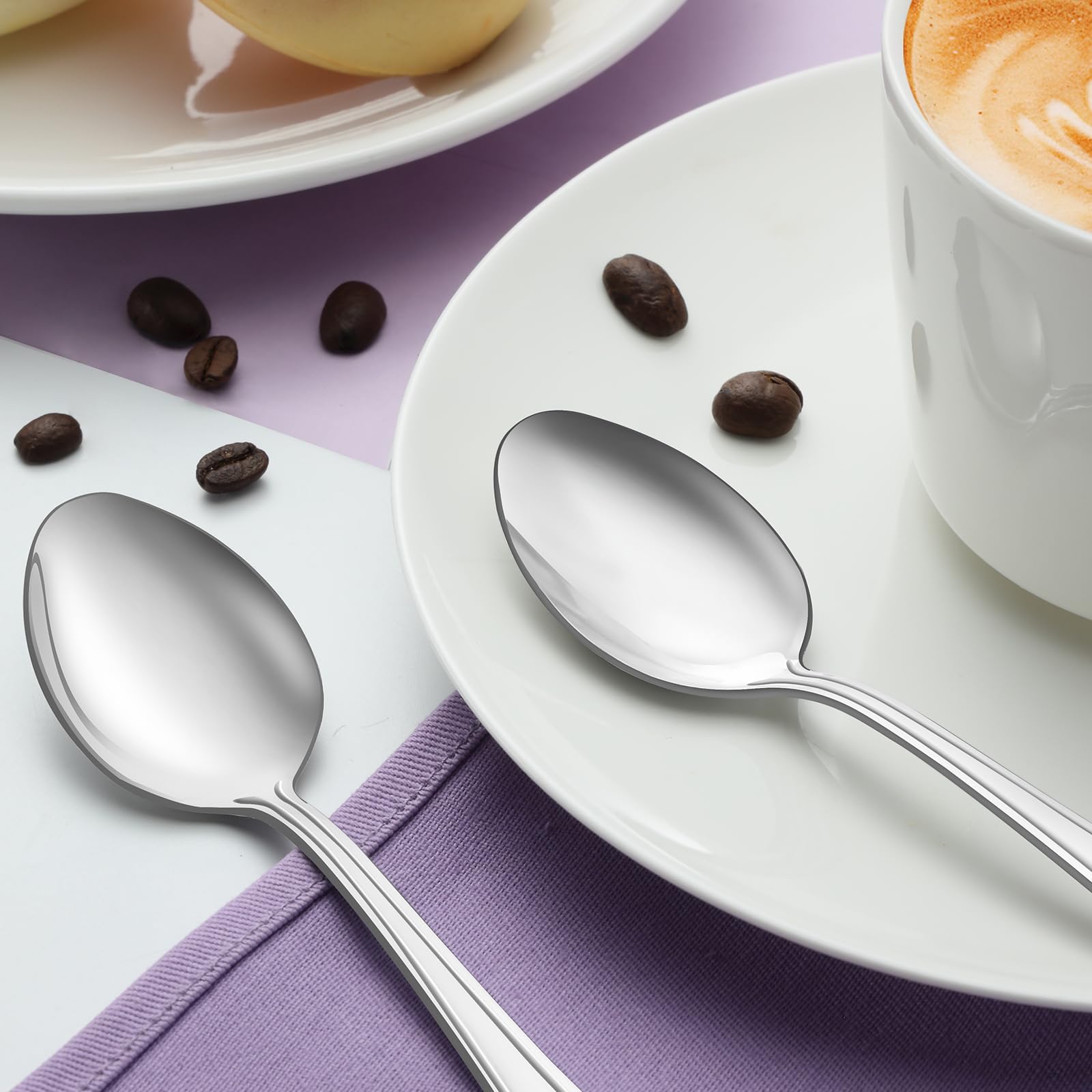 Cuillère À Café Cuillères À Café En Acier Petite Cuillère Ensemble De Cuillères À Café 4 Pièces