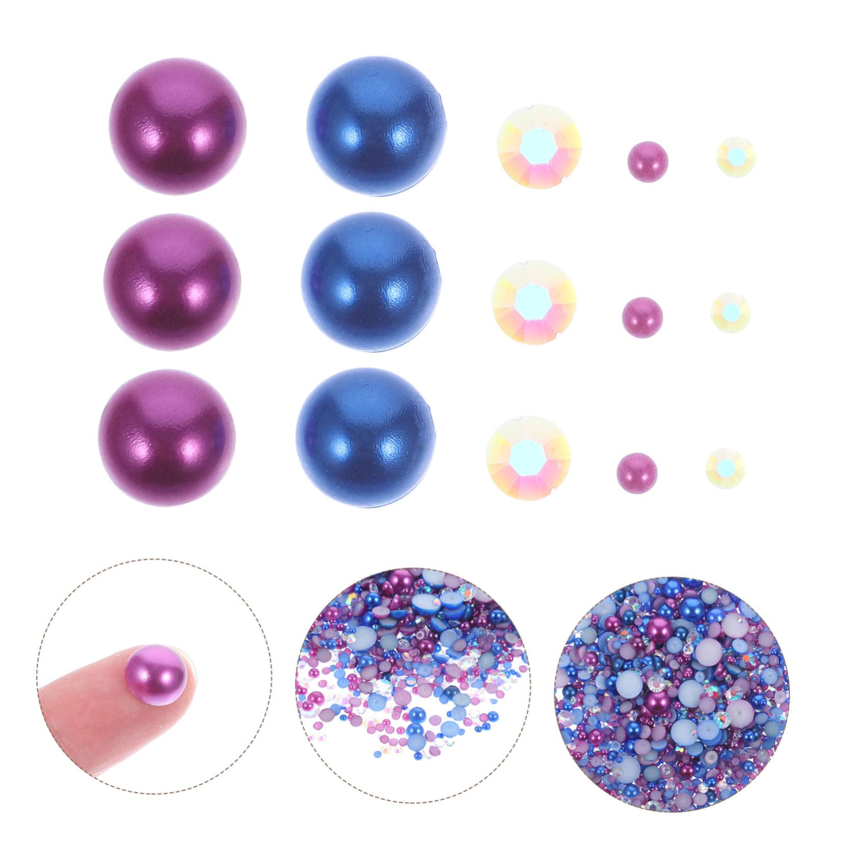 3 Pezzi Toppa Per Unghie Accessorio Per Manicure Decorazione Professionale Delle Unghie Comodo Ornamento Per Unghie Ornamento Decorativo Per Unghie Fornitura Di Manicure Resina