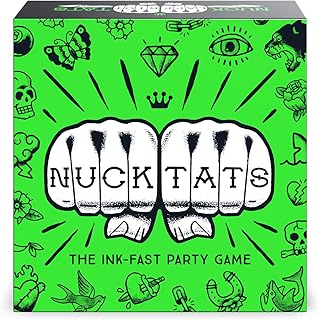 Games NUCK Tats Party Game Ages 13 and Up for 3-6 Players