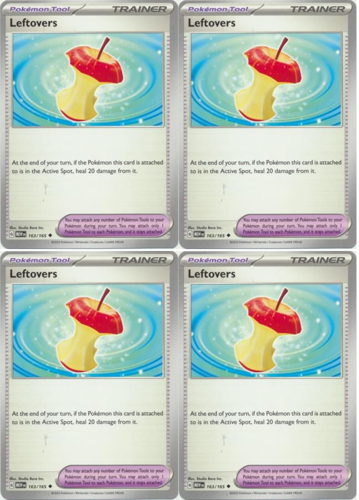 Amazon.com: Leftovers 163/165 - Pokemon 151 - Trainer Card Set