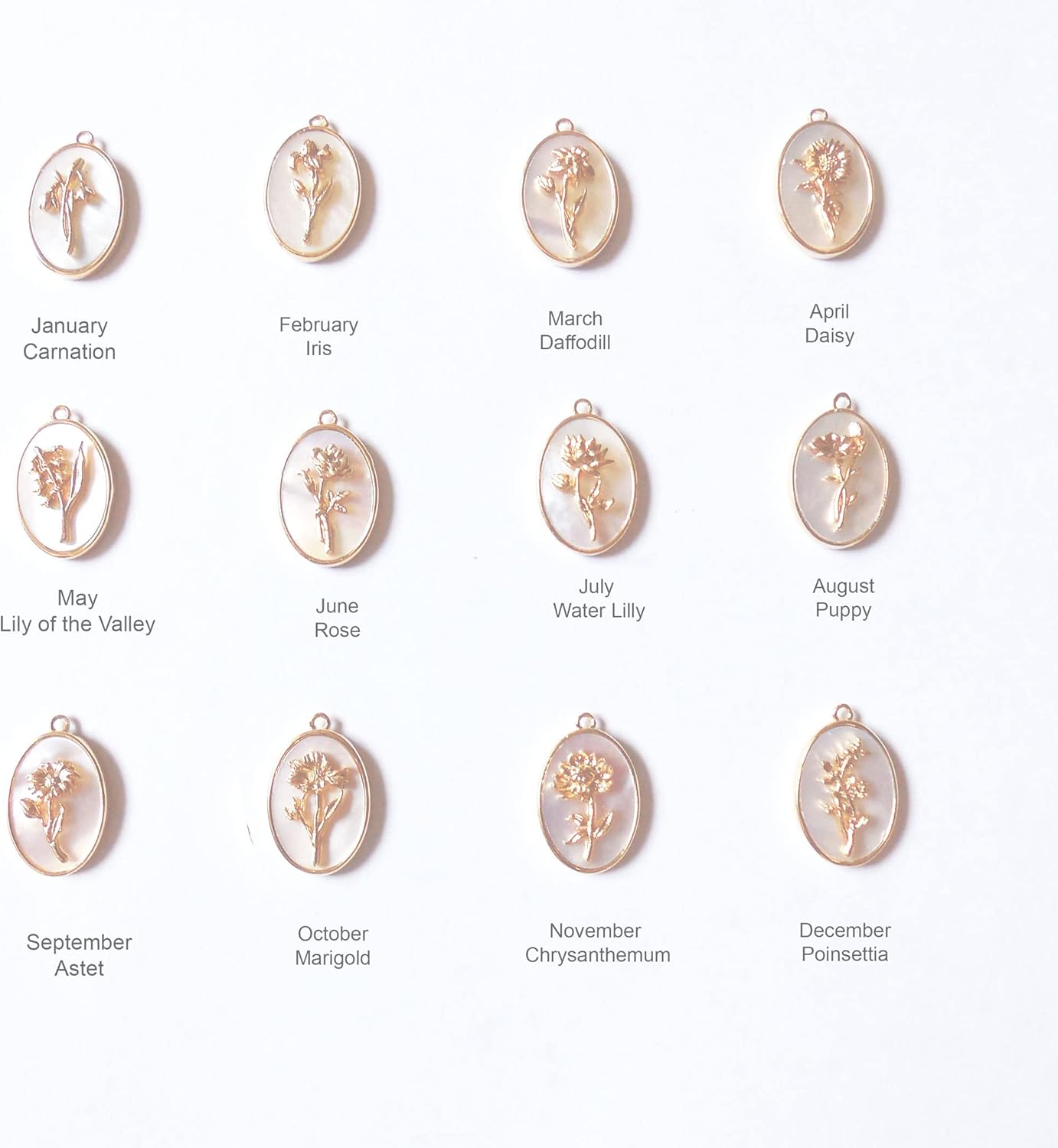 Personalized Birth Flower Bracelet, Birth Month Flower Bangle, Bridesmaid Proposal Personalized Gifts Birthstone Bracelet Birthday Gift - Image 7