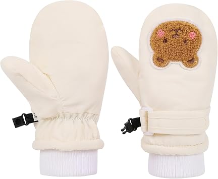 Toddler Gloves Waterproof Toddler Winter Mittens for Kids Snow Gloves Warm Baby Winter Mittens for Boys Girls