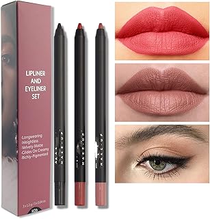 MAEPEOR Kit de delineador de labios y delinea...