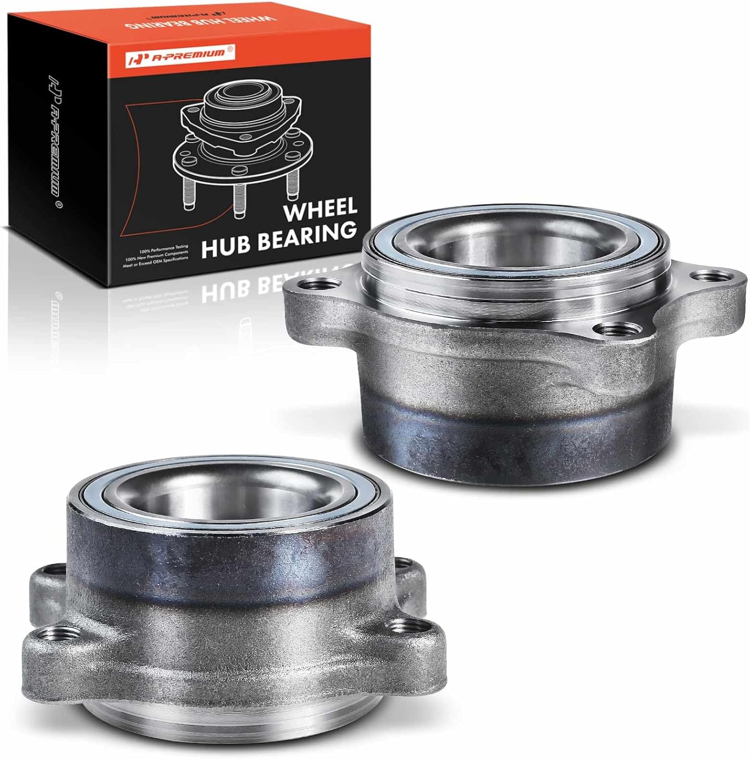 A-Premium 2 x Rear Wheel Bearing and Hub Assembly Compatible with Infiniti FX35 2003-2009, FX45 2003-2008