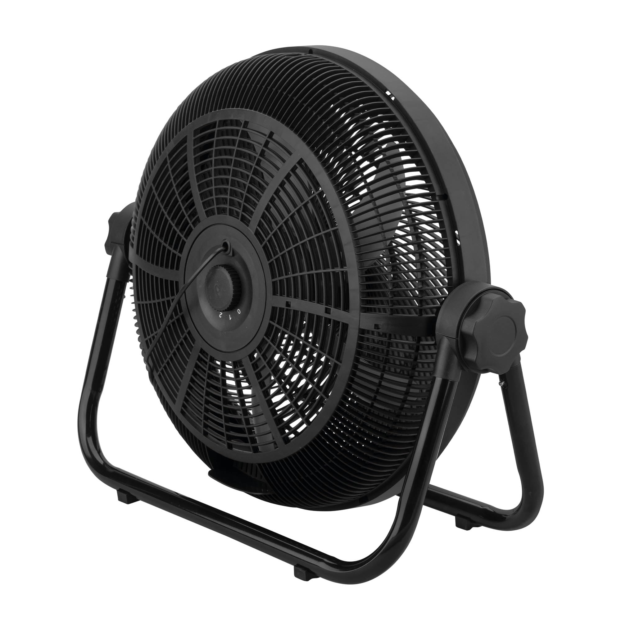 JATA JVCA3225 Leistungsstarker Luftventilator, 105 W, Industrie-Ventilator, 51 cm, 5 Flügel, 3 Geschwindigkeiten, verstellbare Neigung, hohe Durchflussmenge 3870 m³/h, für Haus und Werkstatt