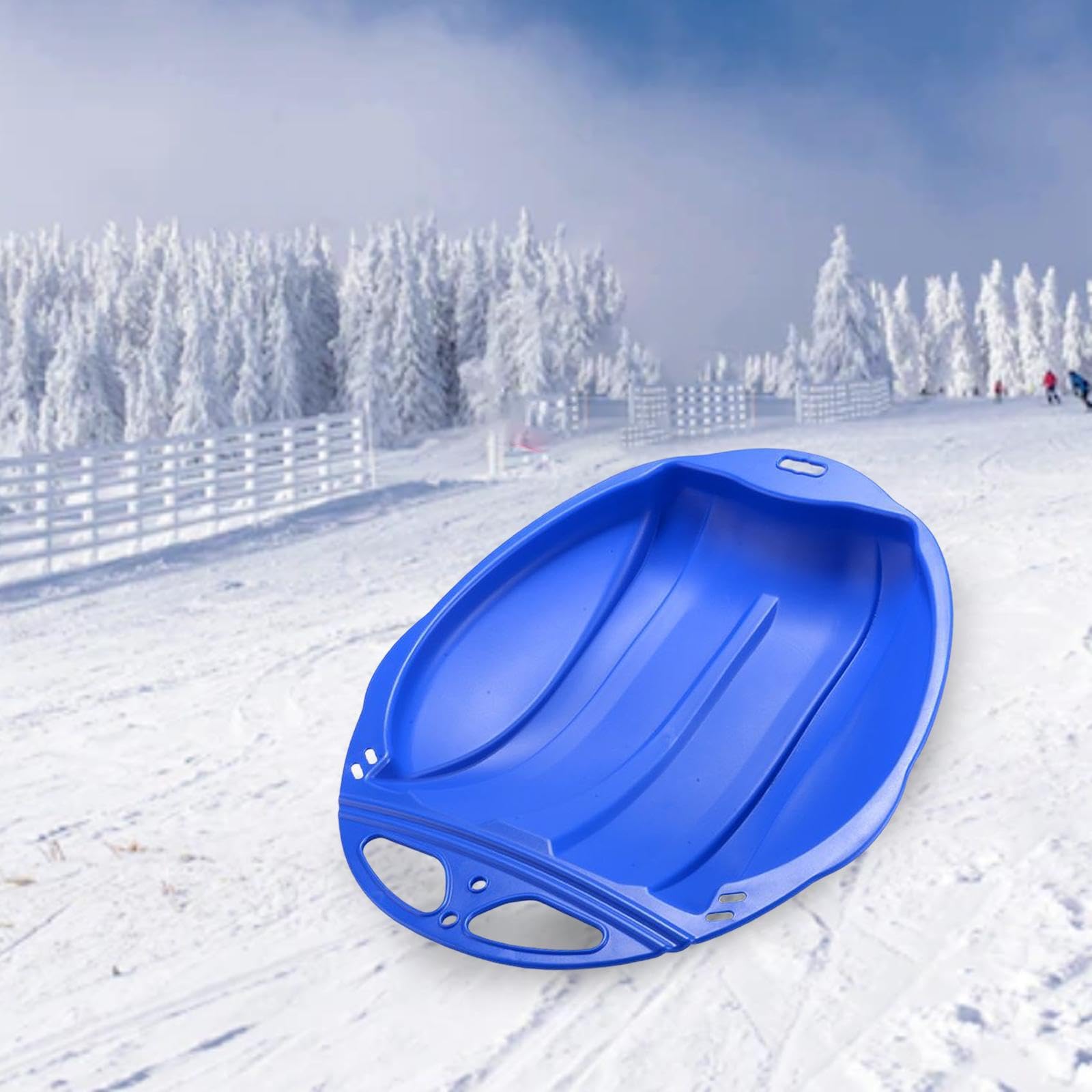 Slitta da Neve per Bambini, progettata | all'aperto, leggera e portatile, per giochi con la slitta, pattinaggio all'aperto, da neve per bambini, giocattolo invernale,