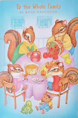 Para toda la familia en Rosh Hashaná - Lleno de paz duradera y felicidad - Feliz Año Nuevo judío