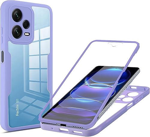 Miniatura 10 de CCSamll - Funda transparente para Xiaomi Redmi Note 12 Pro 5G con protector de pantalla, delgada, a prueba de golpes, suave TPU parachoques