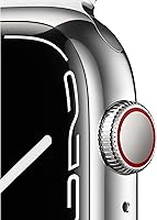 Vista 2 de Apple Watch Serie 5 - Reloj inteligente con caja de titanio plateado con correa deportiva blanca (renovado), (GPS + celular, 44 mm)