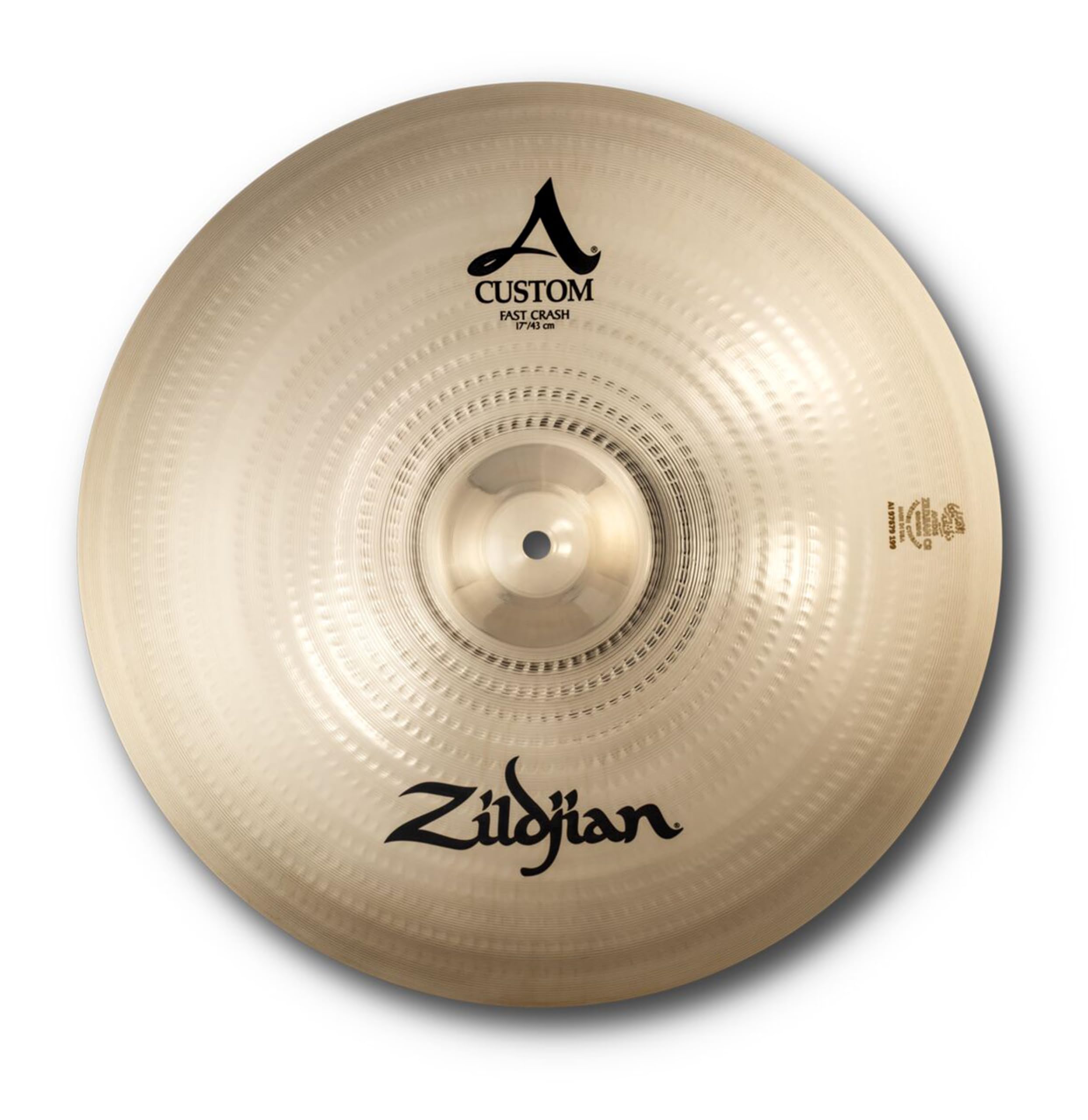 Zildjian A-Custom Fast Crash 17" Brilliant Finish Piatto Crash