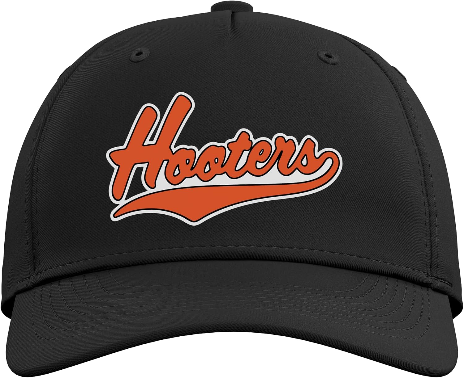 Hooters Vintage Varsity Letters Retro Wings Restaurant Logo Adjustable Printed Baseball Hat image 2