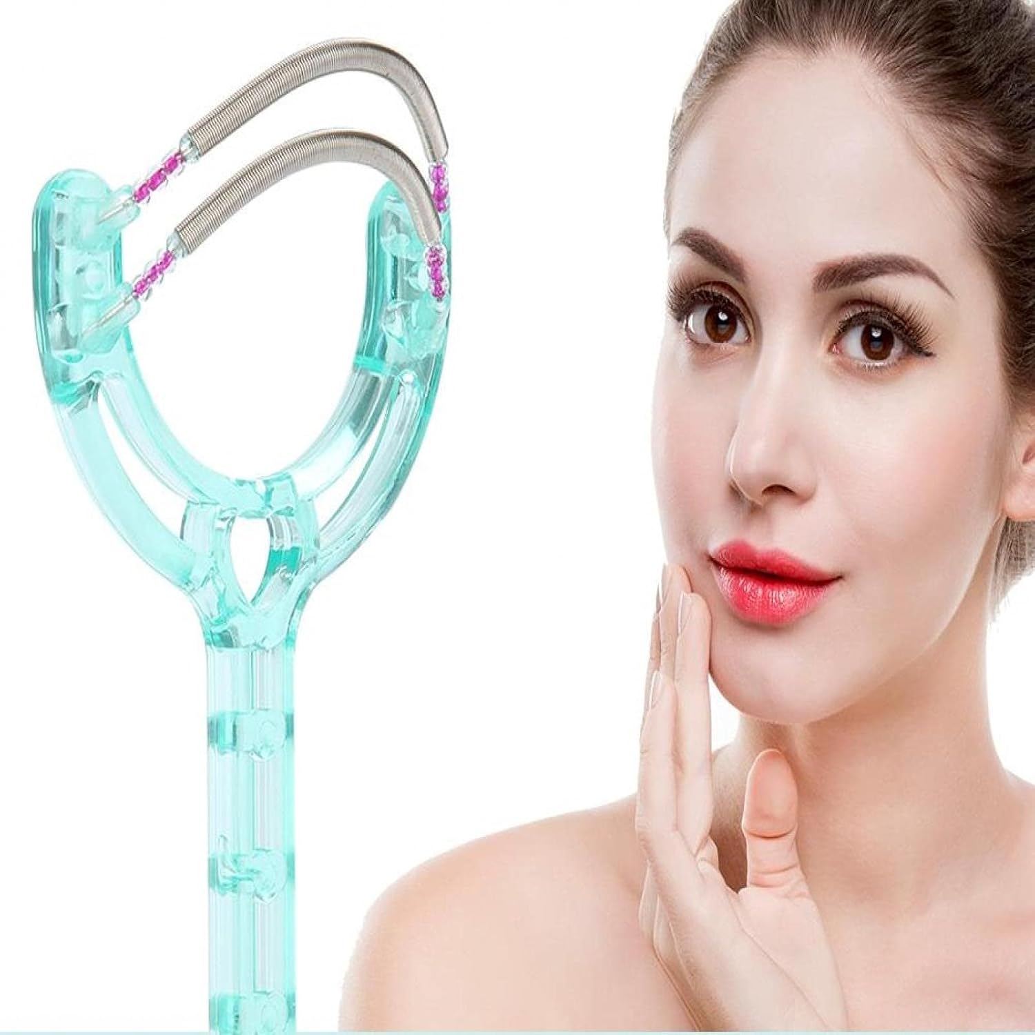 Hair Removal Spring, Facial Epilators 2 Colors Portable