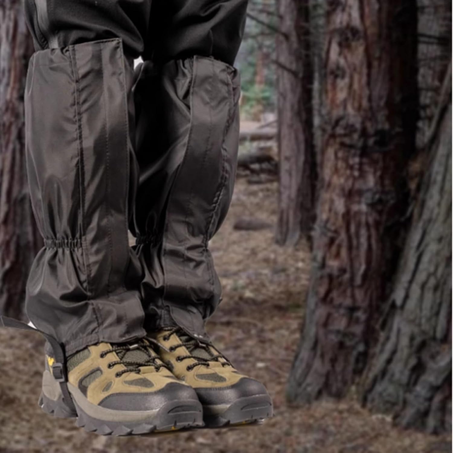 Outdoor Leg Gaiters Breathable Leg Gaiters for Women and Men Boots,Adjustable Lightweight Shoes for Hunting, for Muddy Ground Hunting Hiking Gaiters