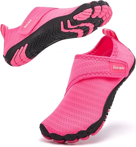 Miniatura 2 de Racqua Zapatos acuáticos para niños y niñas, de secado rápido, ligeros, para piscina, natación, playa, deportes, zapatos acuáticos (niños