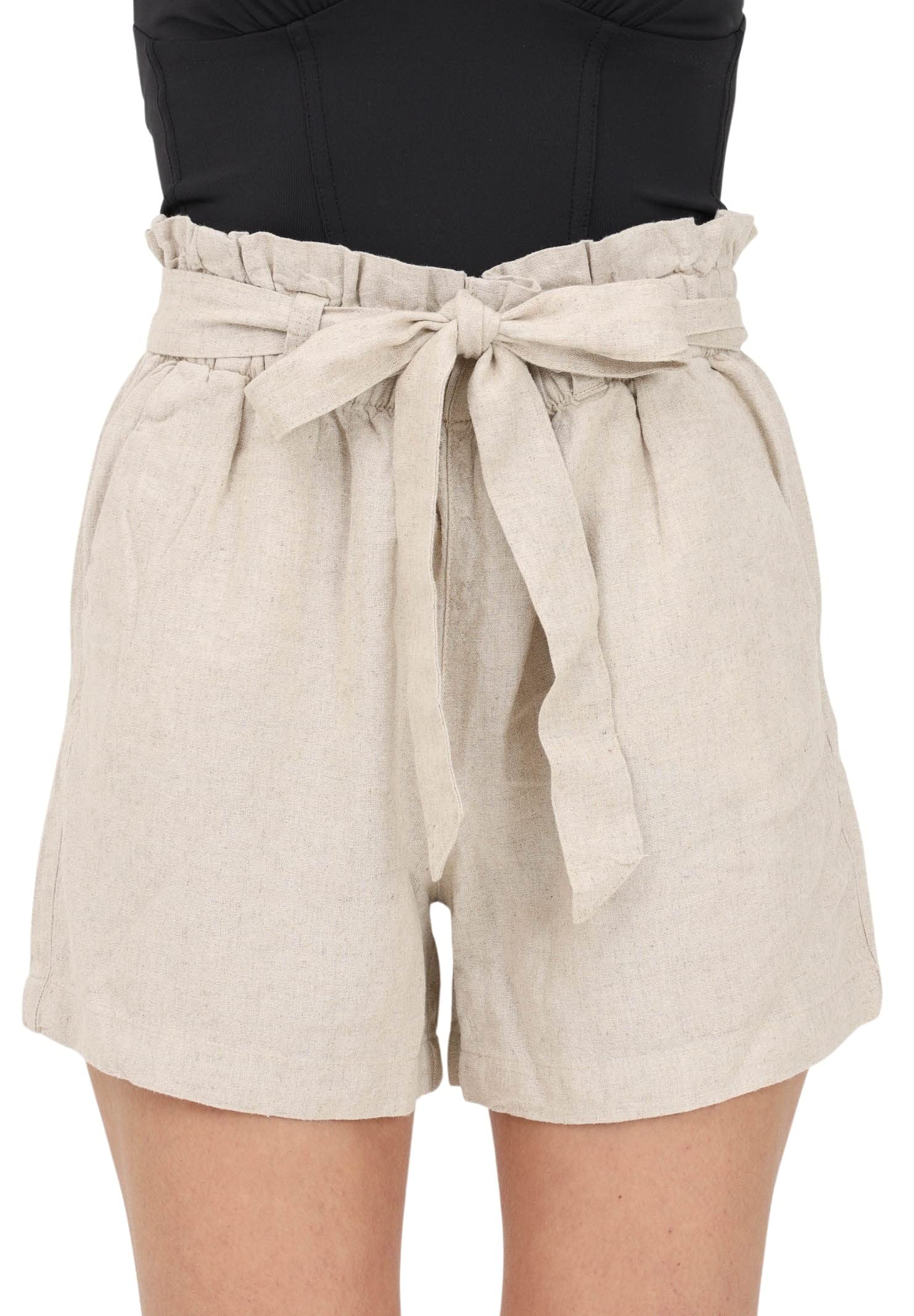 JDY Jdysay MW Linen Shorts Wvn Noos Pantalones Cortos para Mujer