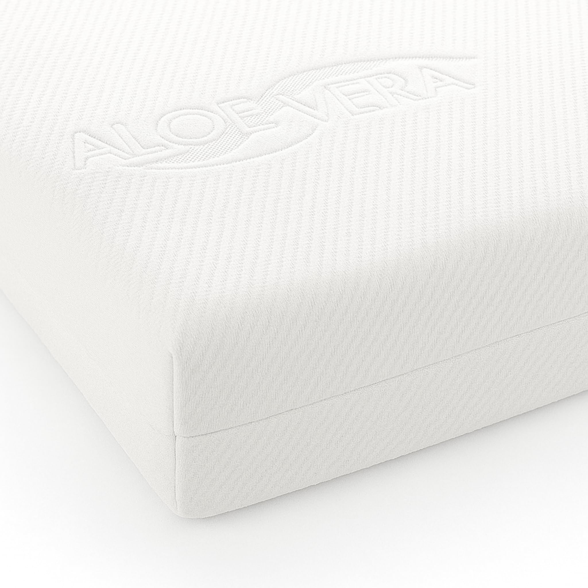 Mokee Cot Mattress 140 x 70cm Breathable Cot Bed Mattress infused with Aloe Vera - Quilted Cot Mattress with Removable Cover