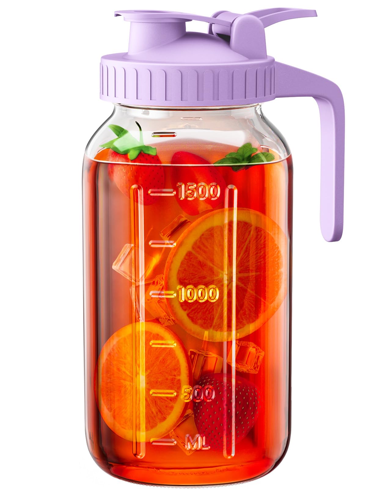 64oz Glass Pitcher - Iced Tea & Sun Tea -11
